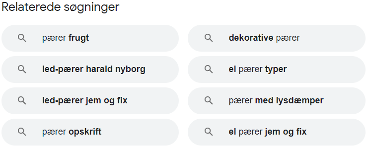 SEO tekster LSI eksempler