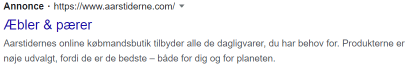 Seo tekster eksempel 2