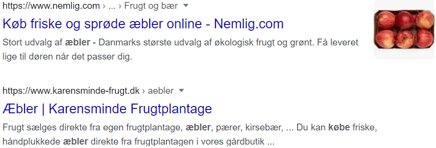 Seo tekster eksempel 1