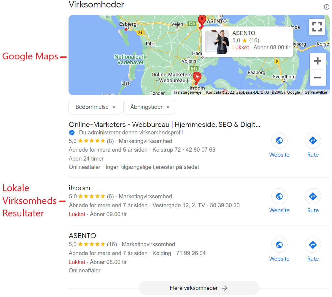 Hvad er Google map pack