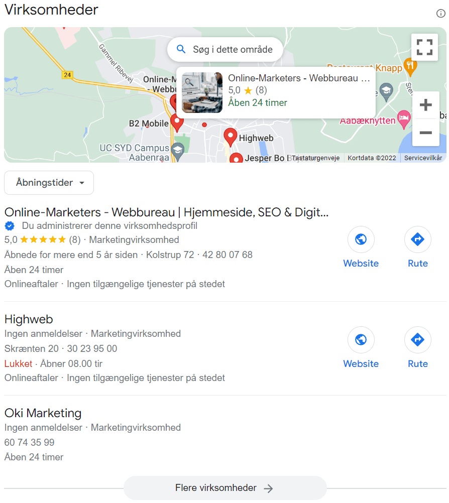 google my business