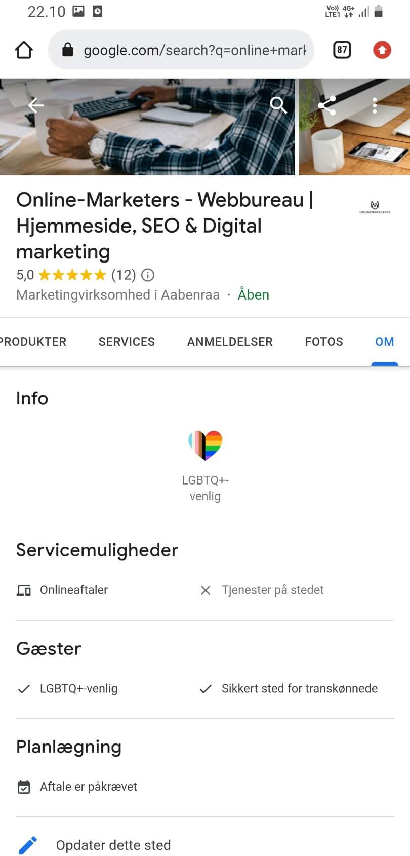 google my business om